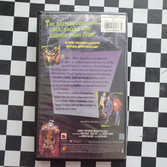 Sabans BeetleBorgs Metallix The Movie VHS Clamshell 1997 - Picture 5 of 6